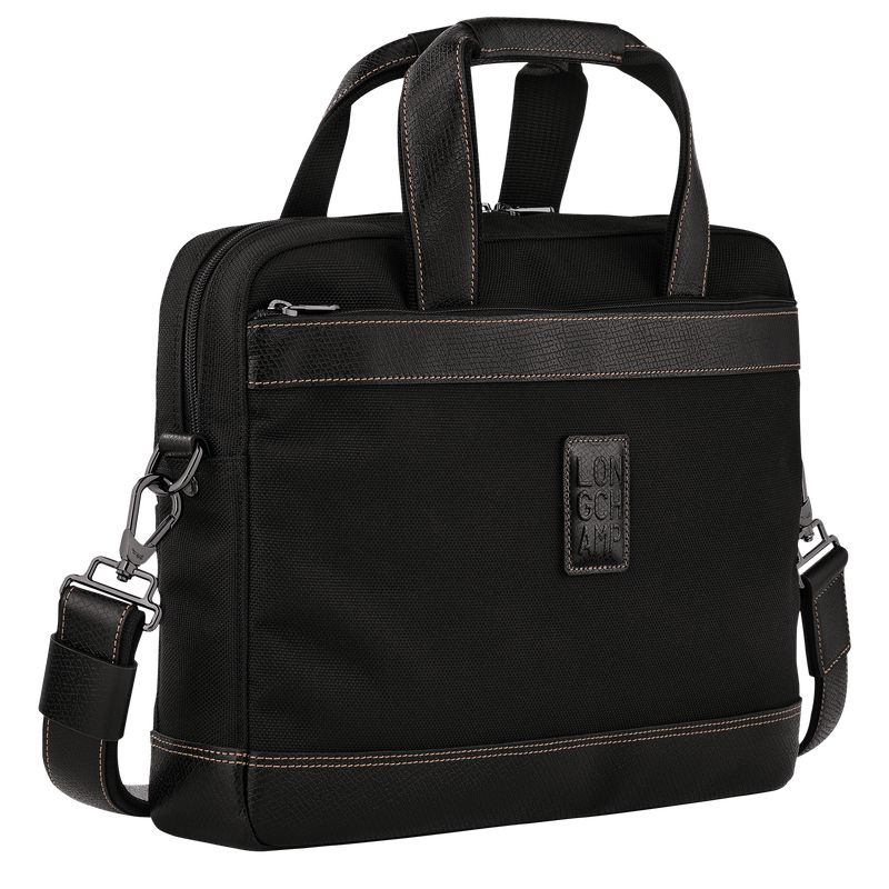 Men Longchamp Boxford S Briefcase Black | Thailand-073HZFWCX