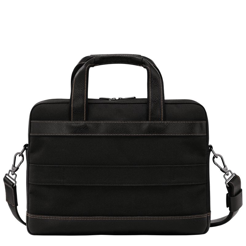 Men Longchamp Boxford S Briefcase Black | Thailand-073HZFWCX
