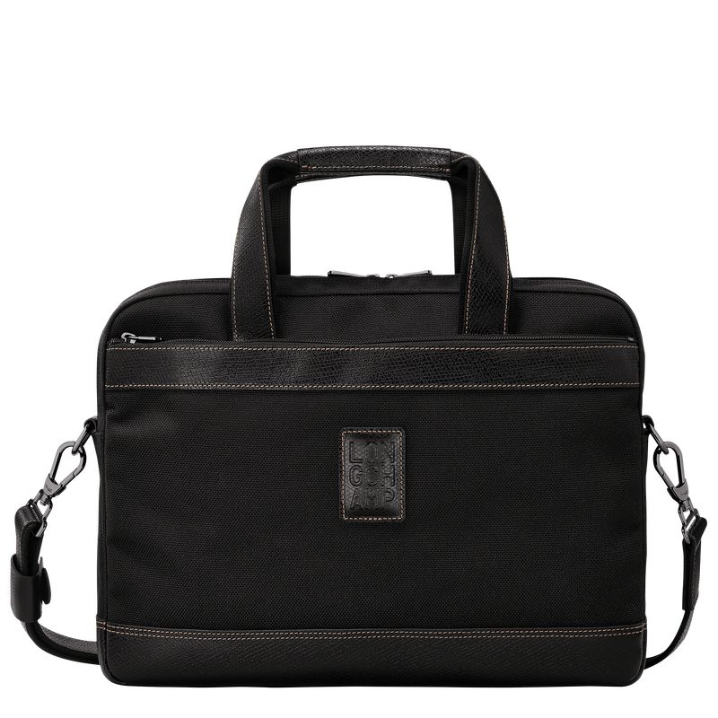 Men Longchamp Boxford S Briefcase Black | Thailand-073HZFWCX