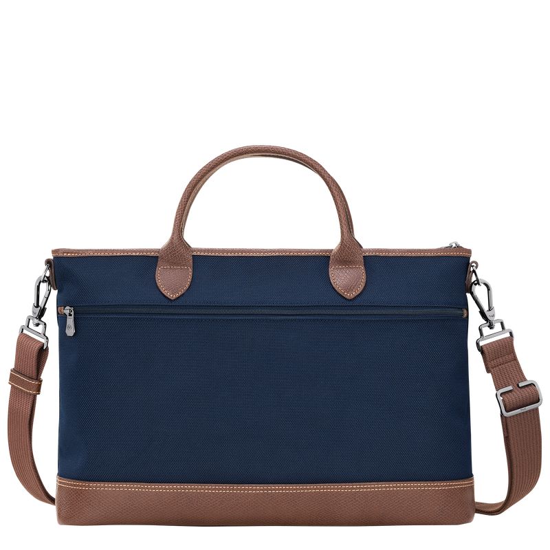 Men Longchamp Boxford S Briefcase Blue | Thailand-847KCYLRE