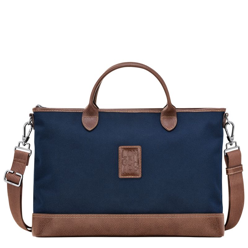 Men Longchamp Boxford S Briefcase Blue | Thailand-847KCYLRE