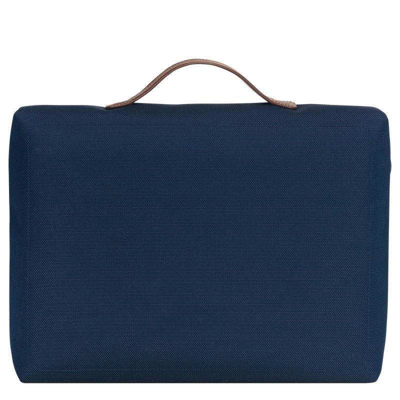Men Longchamp Boxford S Briefcase Blue | Thailand-270NKYDEM