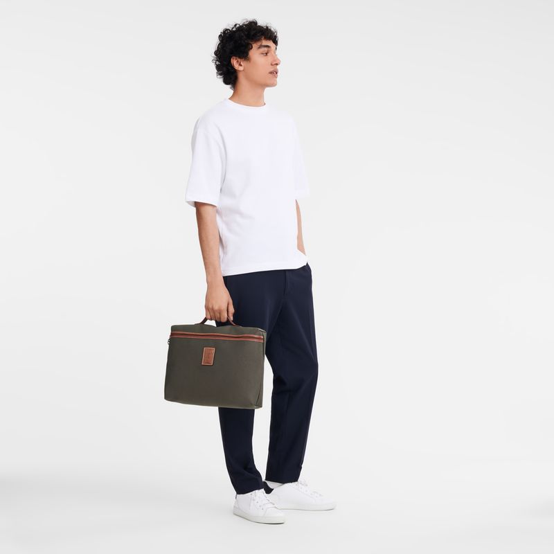 Men Longchamp Boxford S Briefcase Brown | Thailand-782ZSLDHY