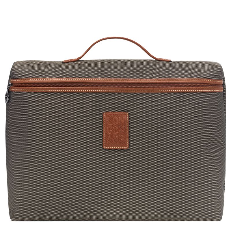 Men Longchamp Boxford S Briefcase Brown | Thailand-782ZSLDHY