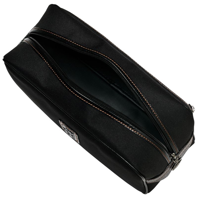 Men Longchamp Boxford Toiletry Bags Black | Thailand-721DJUVXY