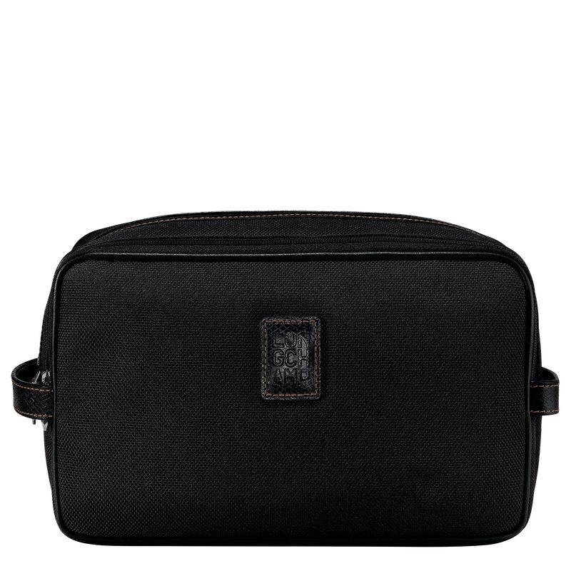Men Longchamp Boxford Toiletry Bags Black | Thailand-983KODINL
