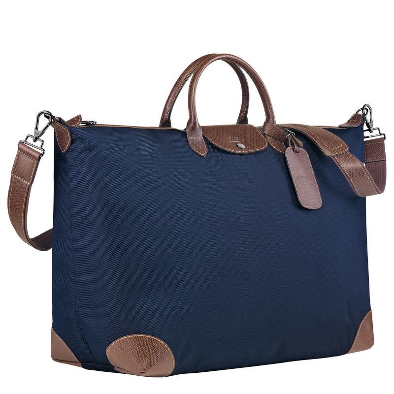 Men Longchamp Boxford Xl Travel Bag Blue | Thailand-034PUXHVS