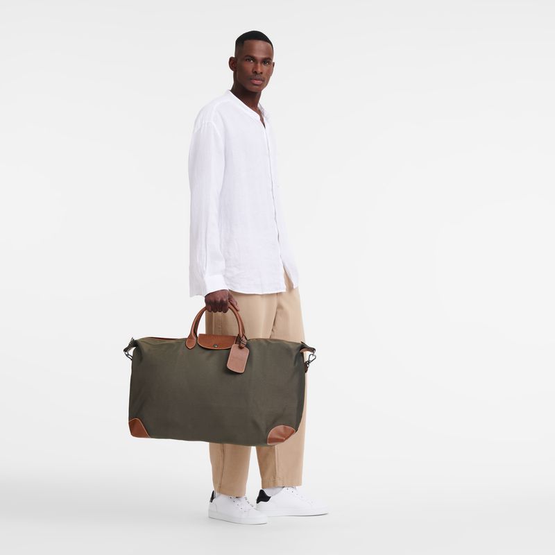 Men Longchamp Boxford Xl Travel Bag Brown | Thailand-659CKHYXQ