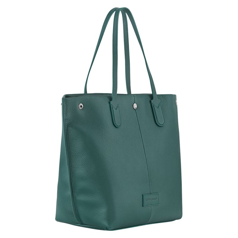 Men Longchamp Essential L Tote Bag Dark Green | Thailand-086IMYQCS
