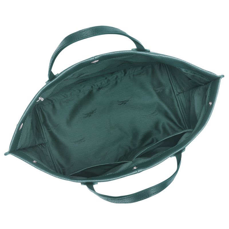 Men Longchamp Essential L Tote Bag Dark Green | Thailand-086IMYQCS