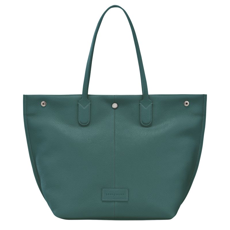 Men Longchamp Essential L Tote Bag Dark Green | Thailand-086IMYQCS