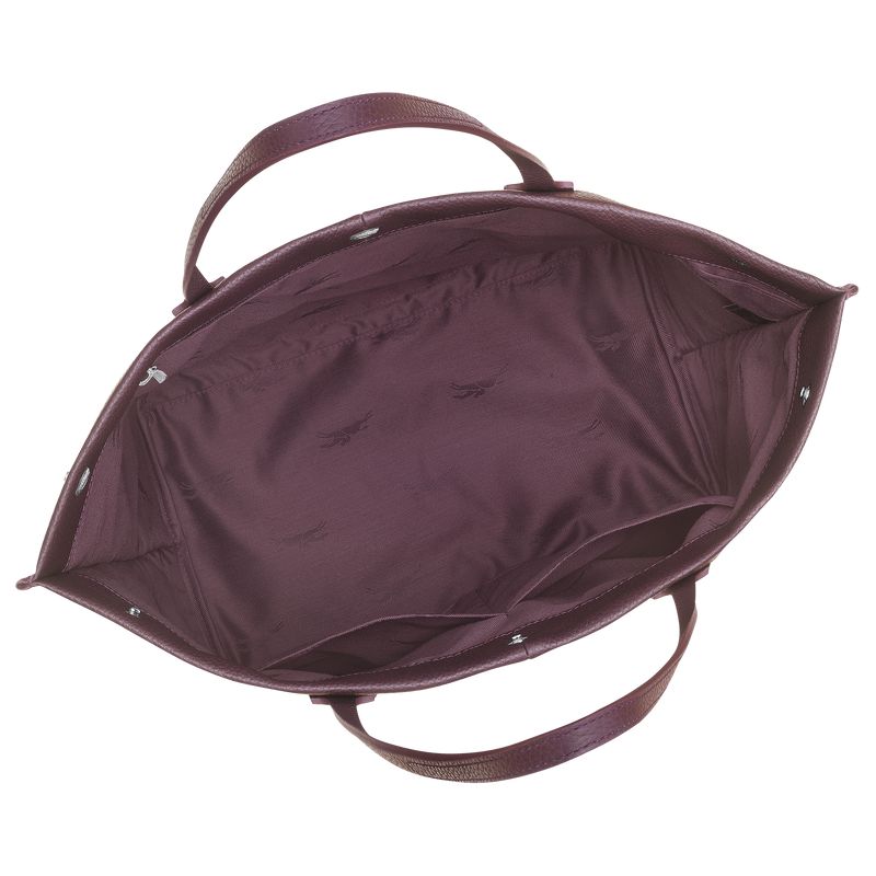 Men Longchamp Essential L Tote Bag Dark Purple | Thailand-068AWZRXG