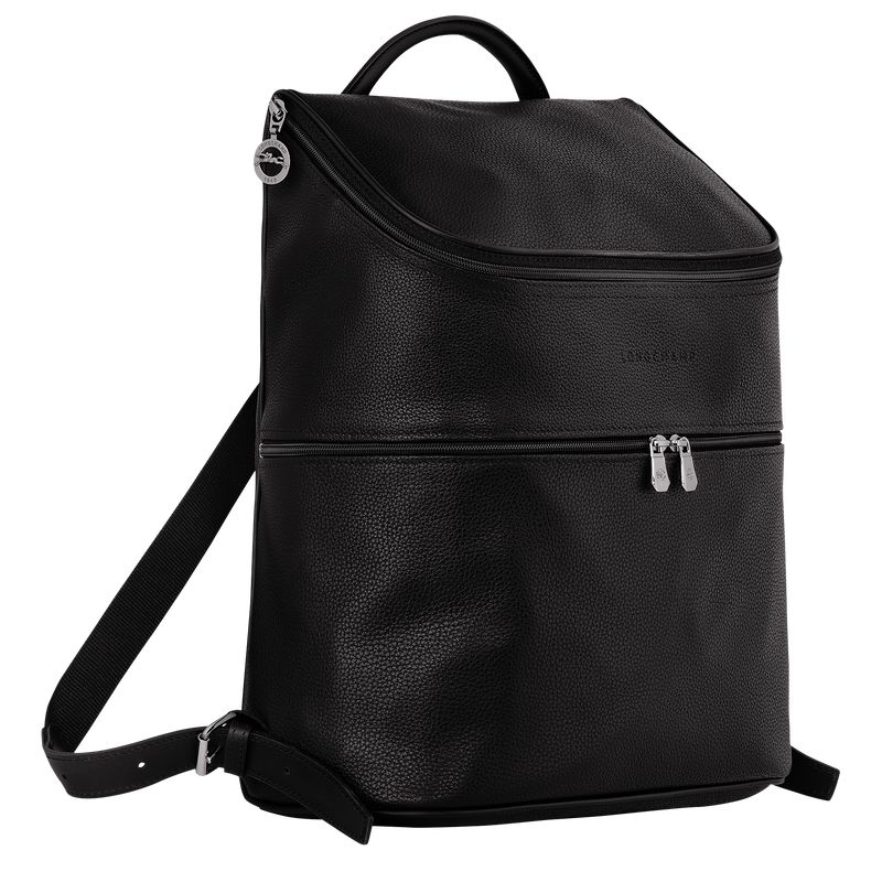 Men Longchamp Le Foulonné Backpack Black | Thailand-298AECSLR