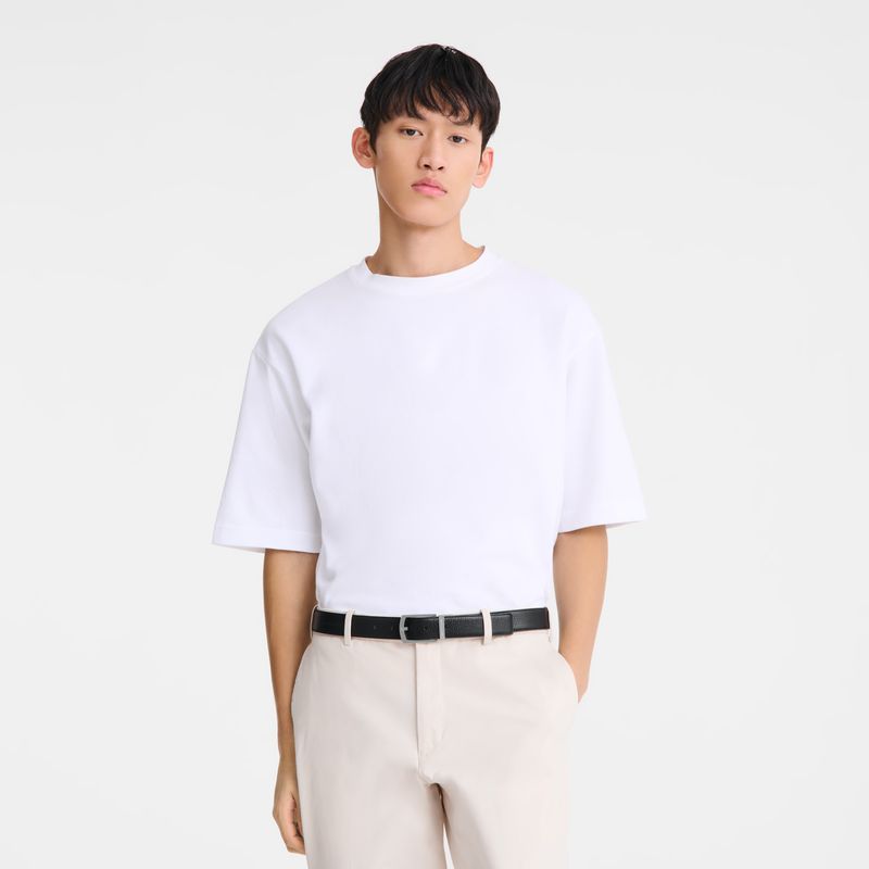 Men Longchamp Le Foulonné Belt Black | Thailand-104TANQZJ