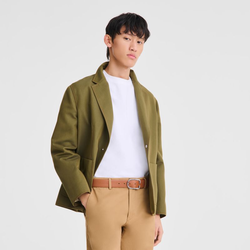 Men Longchamp Le Foulonné Belt Brown | Thailand-294NSAYHP