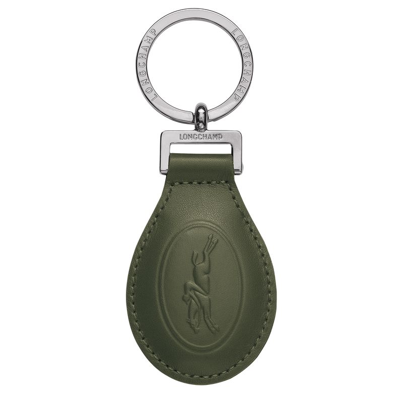 Men Longchamp Le Foulonné Key Rings Khaki | Thailand-764HSMFBP