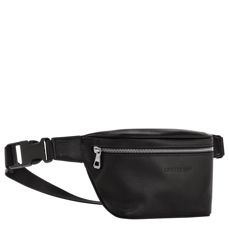 Men Longchamp Le Foulonné M Belt Bag Black | Thailand-876UMPNJE