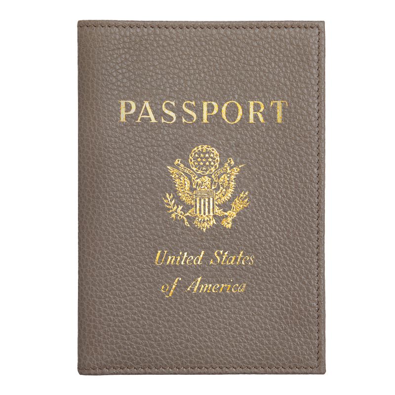 Men Longchamp Le Foulonné Passport Holder Beige | Thailand-913SHQVZJ