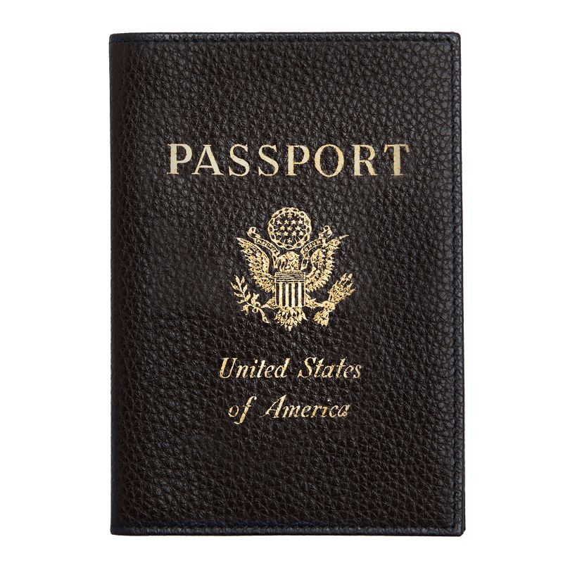 Men Longchamp Le Foulonné Passport Holder Black | Thailand-134AWJECR