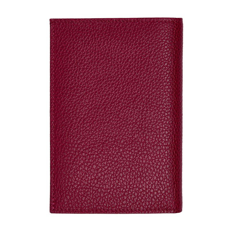 Men Longchamp Le Foulonné Passport Holder Fuchsia | Thailand-879XNYBAI