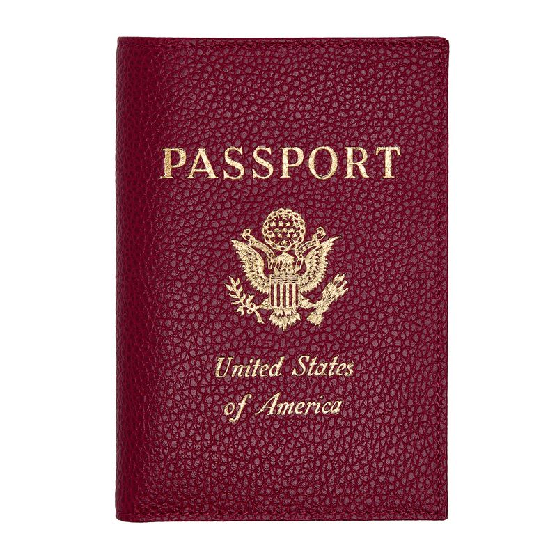 Men Longchamp Le Foulonné Passport Holder Fuchsia | Thailand-879XNYBAI