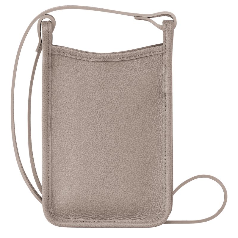 Men Longchamp Le Foulonné Phone Case Beige | Thailand-690FNPBQZ