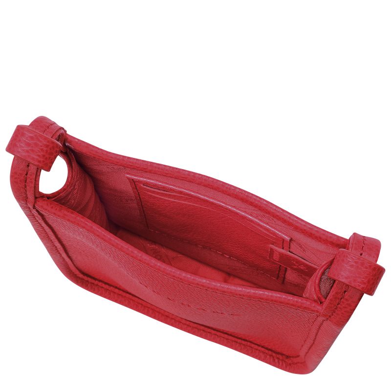 Men Longchamp Le Foulonné Phone Case Red | Thailand-297QLJCPX