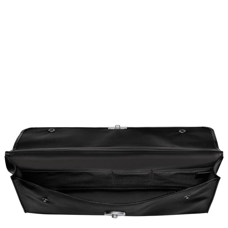 Men Longchamp Le Foulonné S Briefcase Black | Thailand-643DOZIJR