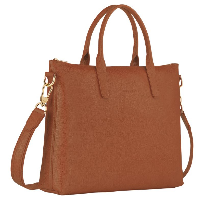 Men Longchamp Le Foulonné S Briefcase Brown | Thailand-036RUDKTP