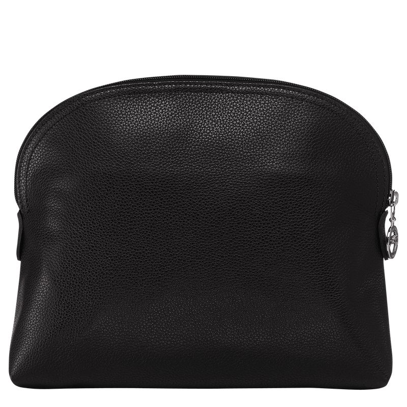 Men Longchamp Le Foulonné Toiletry Bags Black | Thailand-507OQBTLU