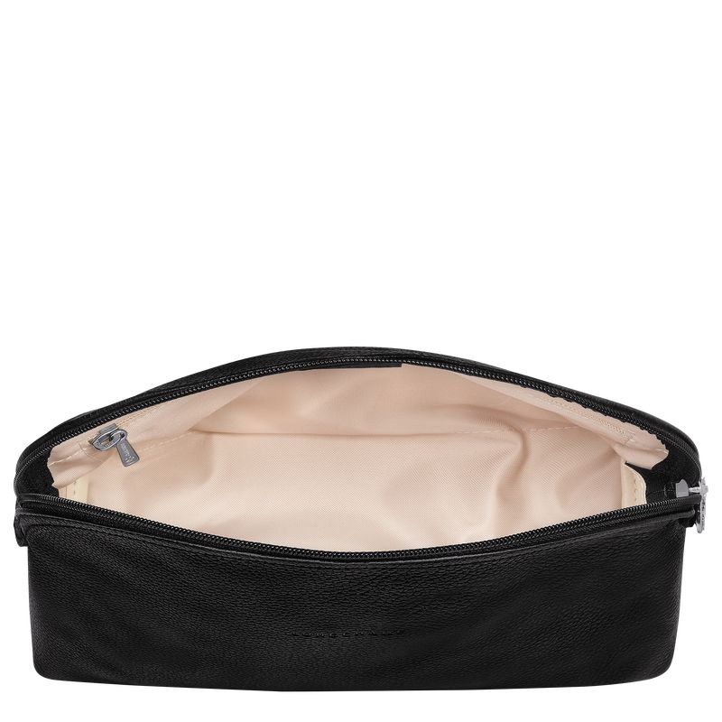 Men Longchamp Le Foulonné Toiletry Bags Black | Thailand-507OQBTLU