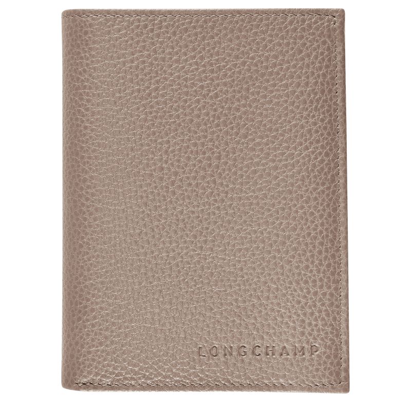 Men Longchamp Le Foulonné Wallet Beige | Thailand-924KLBPHV
