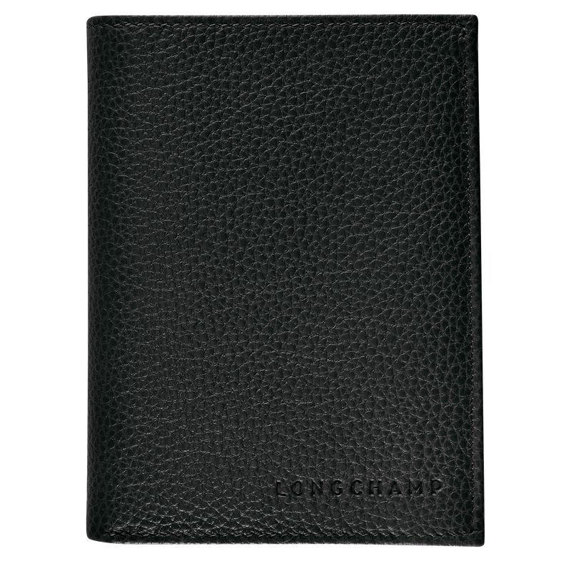 Men Longchamp Le Foulonné Wallet Black | Thailand-319DYBWSR