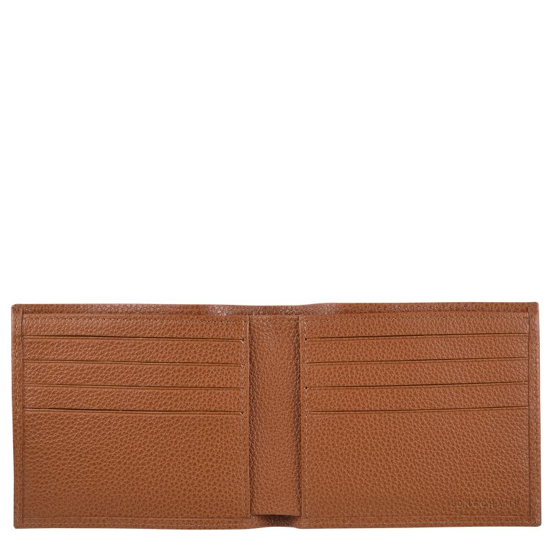 Men Longchamp Le Foulonné Wallet Brown | Thailand-925KJTOBG