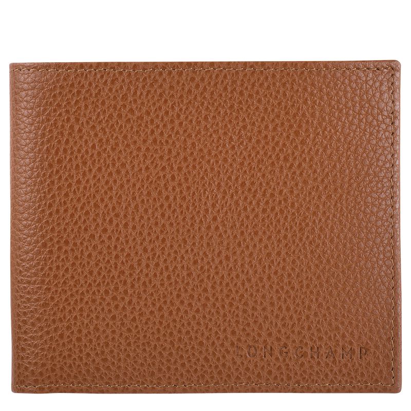 Men Longchamp Le Foulonné Wallet Brown | Thailand-925KJTOBG