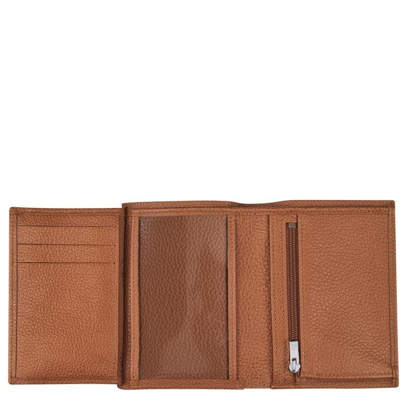 Men Longchamp Le Foulonné Wallet Brown | Thailand-743EVZQTC