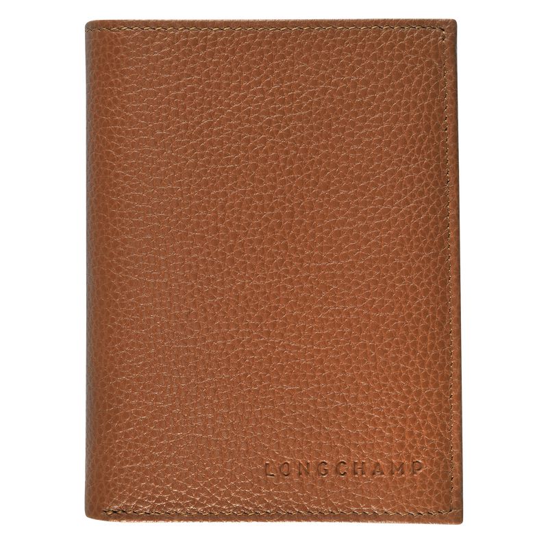 Men Longchamp Le Foulonné Wallet Brown | Thailand-743EVZQTC
