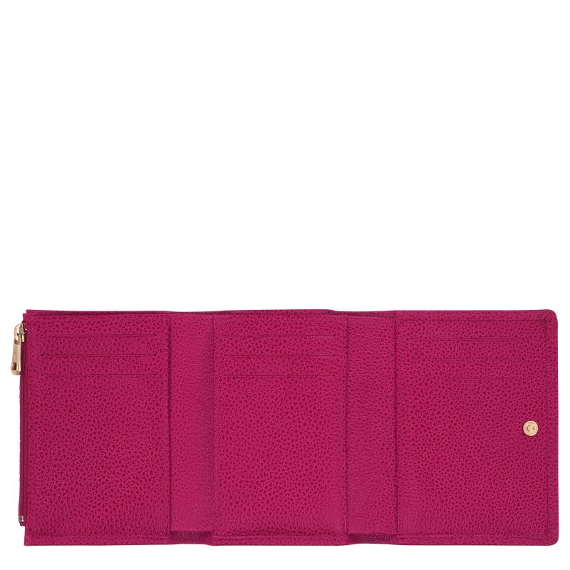 Men Longchamp Le Foulonné Wallet Fuchsia | Thailand-794JUHBGC