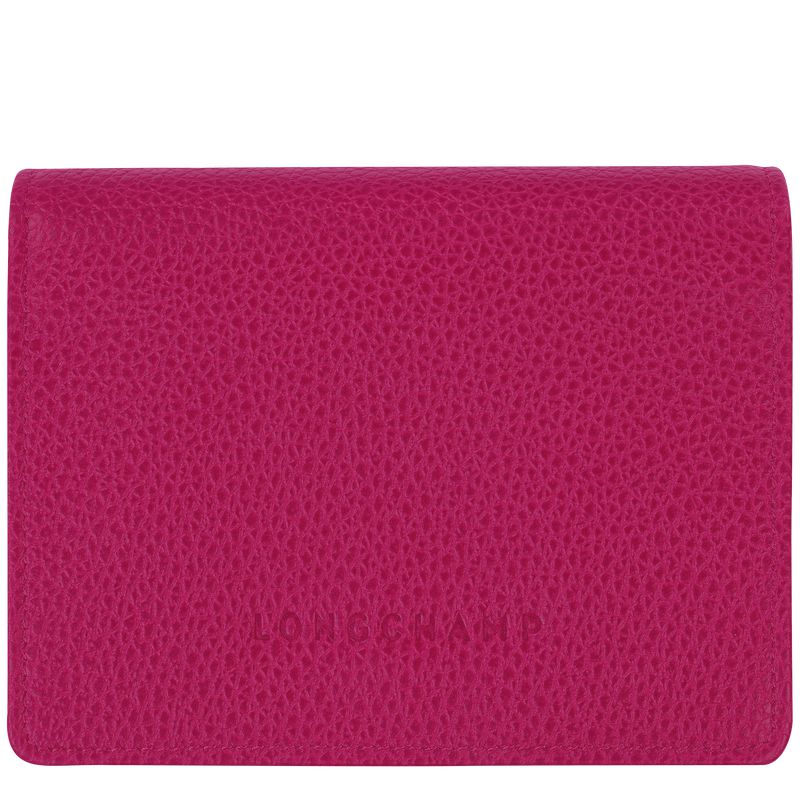 Men Longchamp Le Foulonné Wallet Fuchsia | Thailand-794JUHBGC