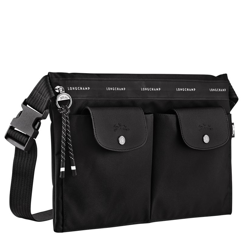 Men Longchamp Le Pliage Energy L Crossbody Bag Black | Thailand-341JYDMSZ