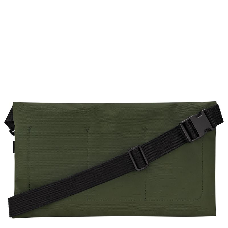 Men Longchamp Le Pliage Energy L Crossbody Bag Khaki | Thailand-367SAJRCY