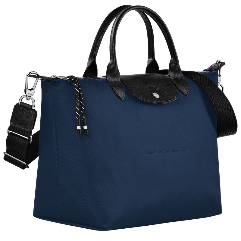 Men Longchamp Le Pliage Energy L Handbag Navy | Thailand-639GAPYZK