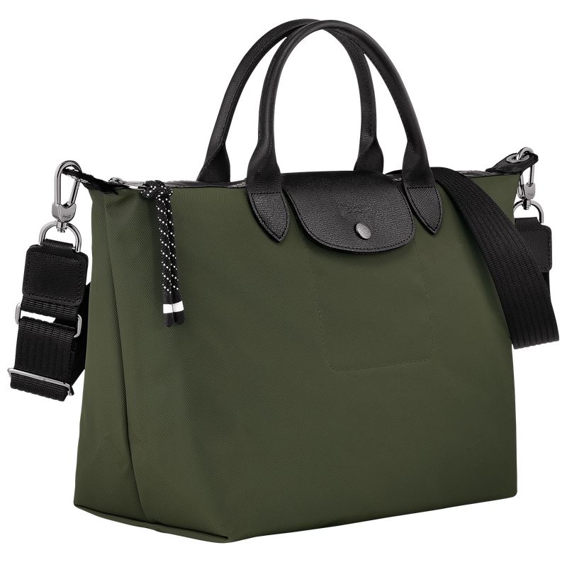 Men Longchamp Le Pliage Energy L Handbag Khaki | Thailand-796ICGMVP