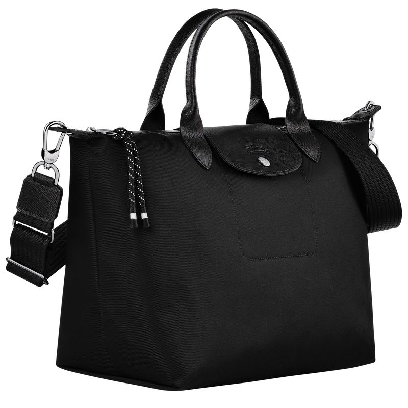 Men Longchamp Le Pliage Energy L Handbag Black | Thailand-569WAFCVP