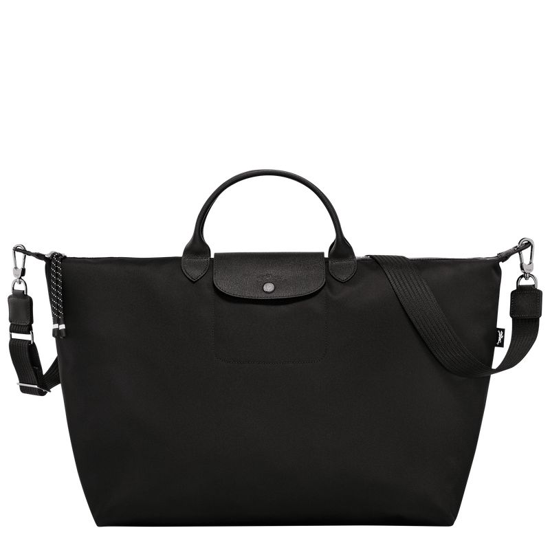 Men Longchamp Le Pliage Energy L Travel Bag Black | Thailand-596FQHXDI