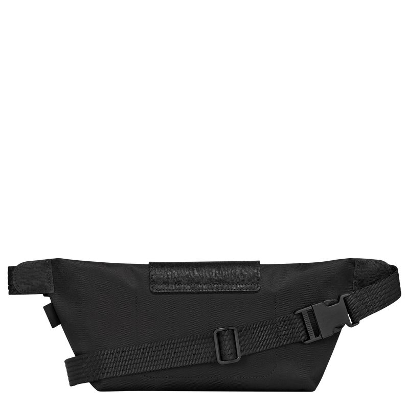Men Longchamp Le Pliage Energy M Belt Bag Black | Thailand-921OQPMBS