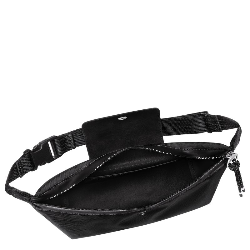 Men Longchamp Le Pliage Energy M Belt Bag Black | Thailand-921OQPMBS