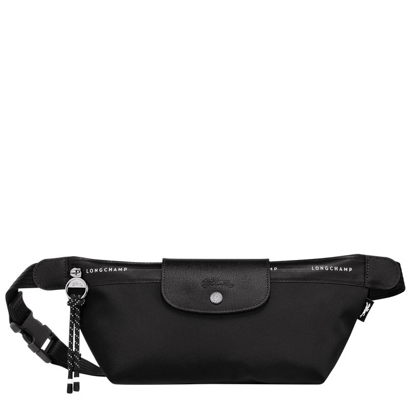 Men Longchamp Le Pliage Energy M Belt Bag Black | Thailand-921OQPMBS