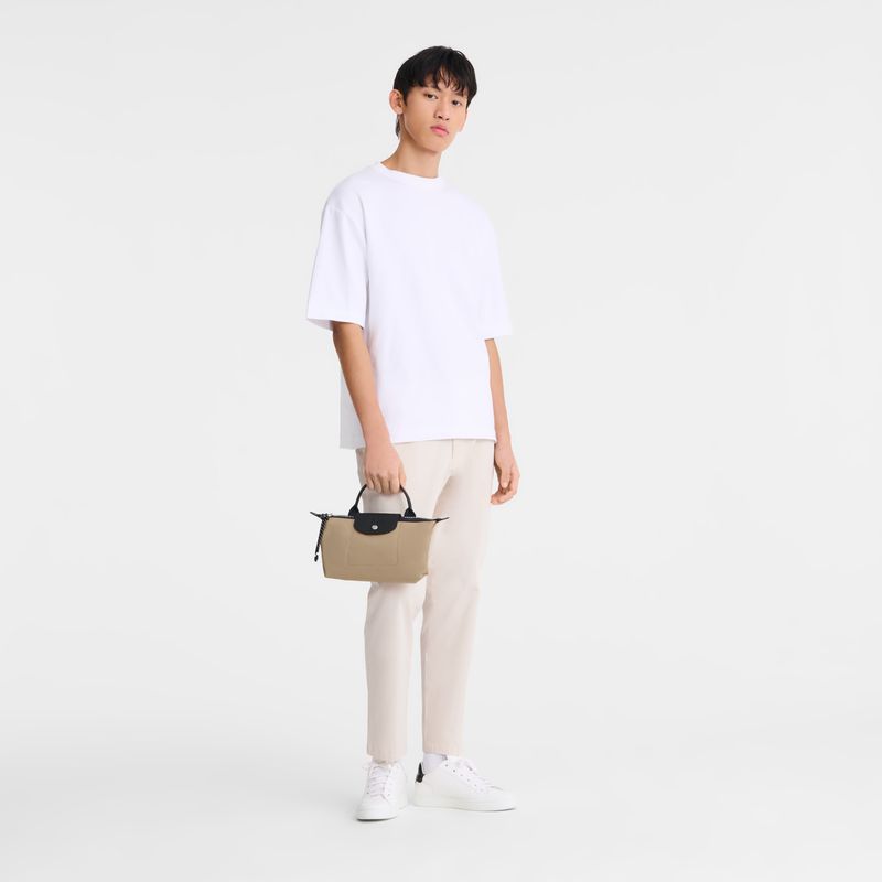 Men Longchamp Le Pliage Energy Pouch Brown | Thailand-201GNJQBS