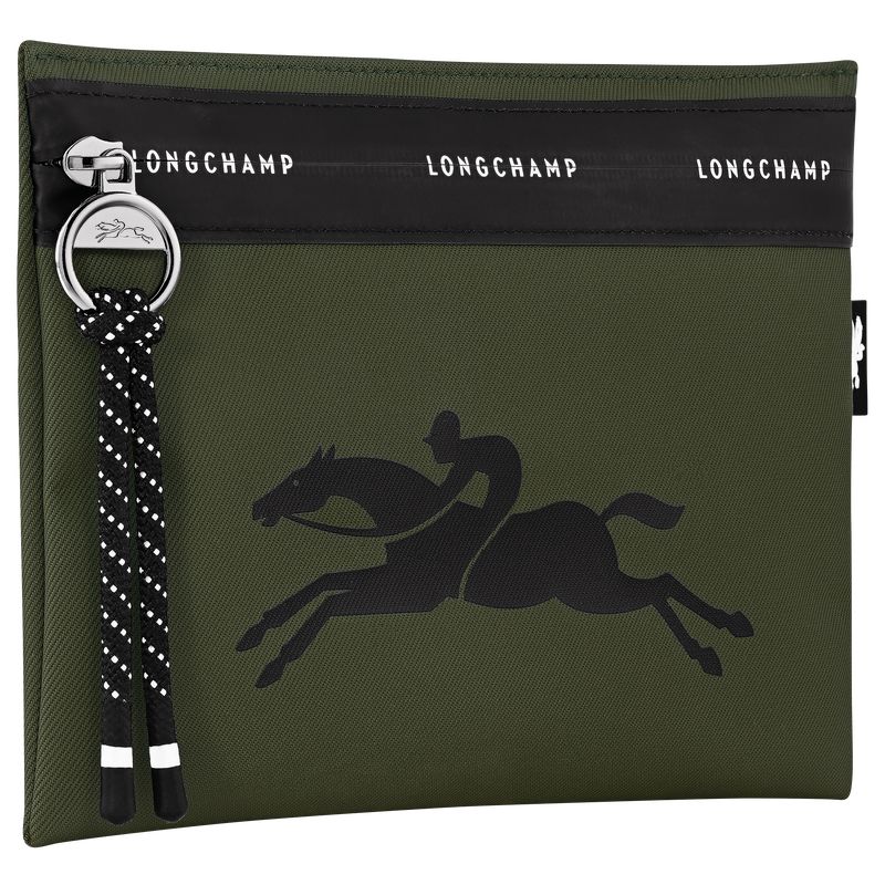 Men Longchamp Le Pliage Energy Pouch Khaki | Thailand-529LPISHW